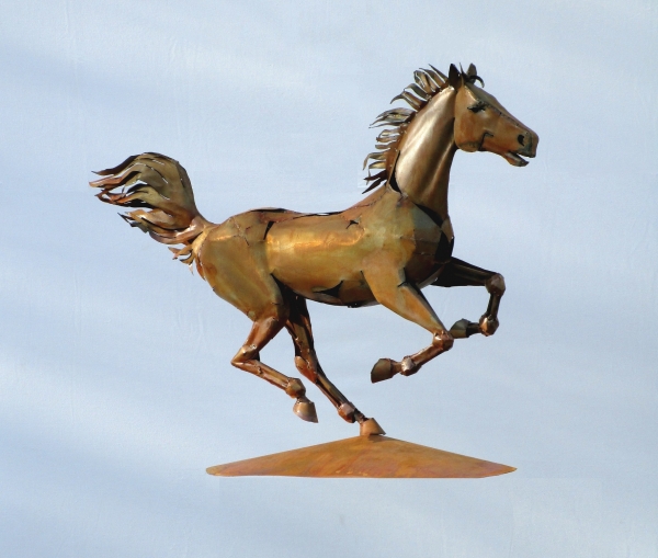 Mustang sculpture